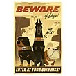 Disney-Pixar Up Beware of Dogs Paper Giclée Print